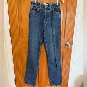 Reformation Cynthia High Rise Straight Jeans